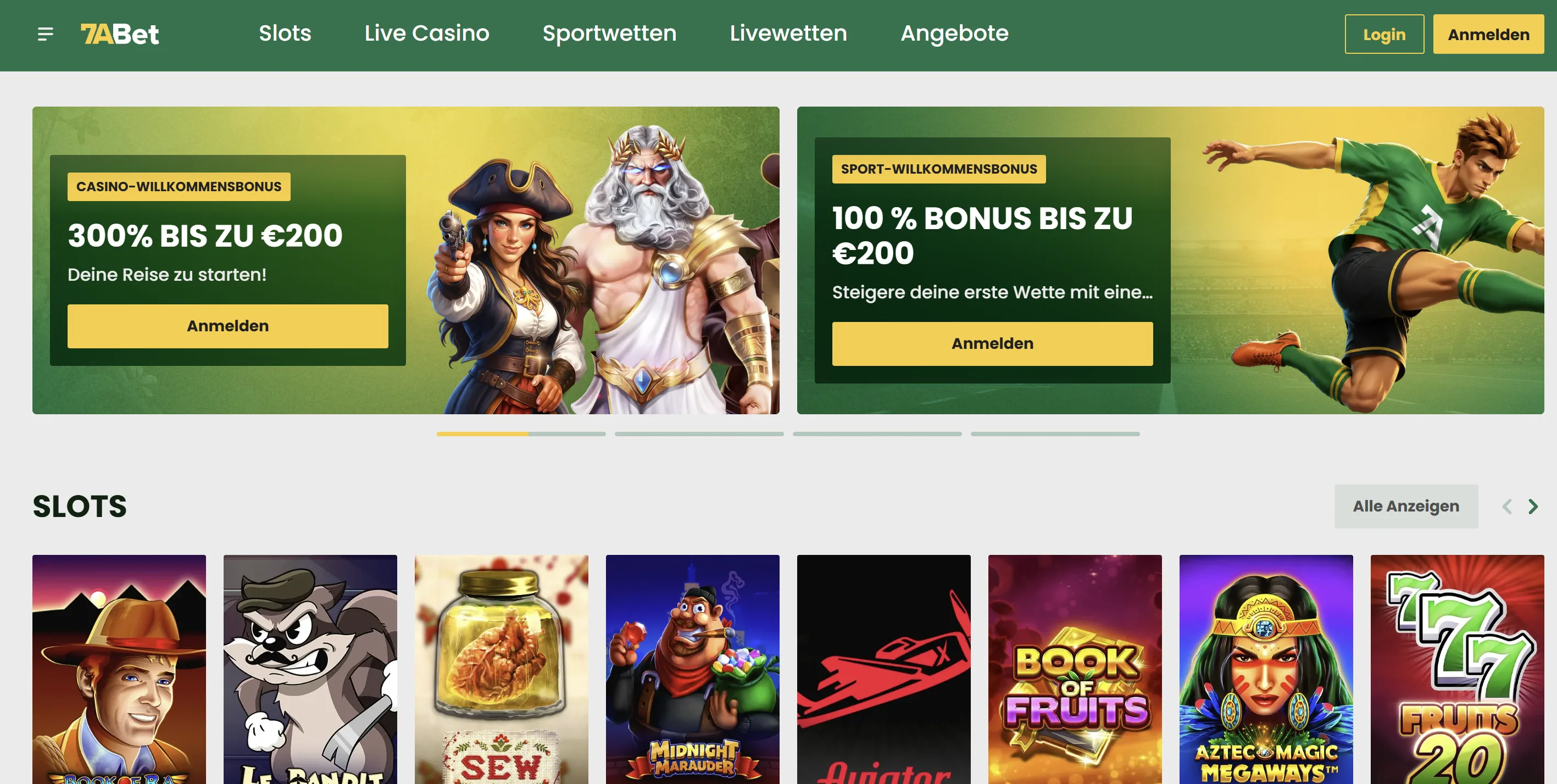 7abet Casino Anmelden